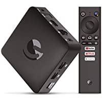 Engel EN1015K- Android TV Box 4K UHD- Asistente de Google Chromecast- Smart TV Box